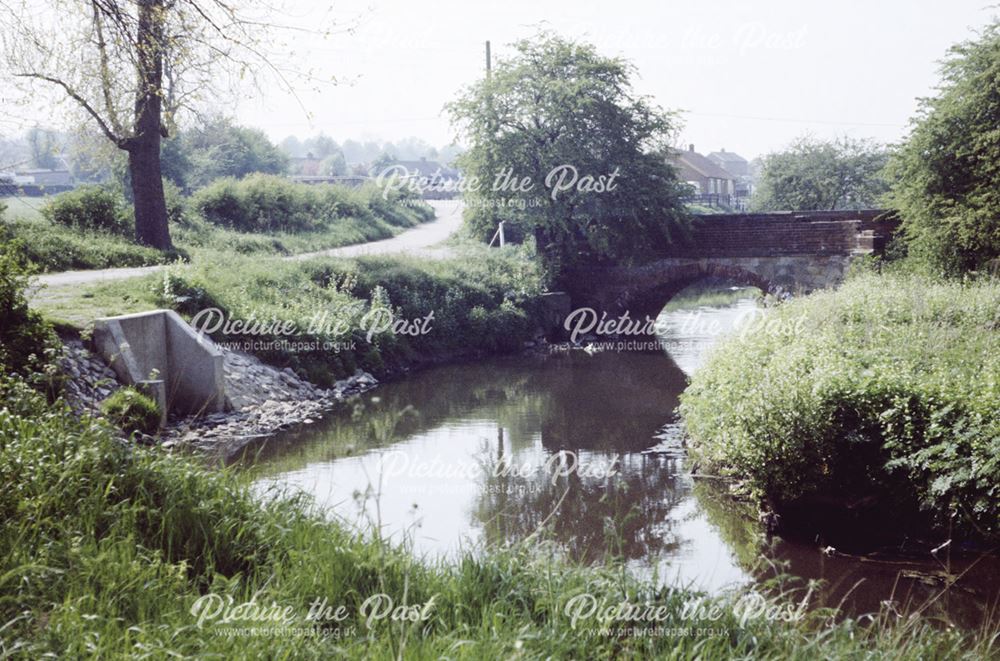 River Erewash, Larklands, Ilkeston, 1987