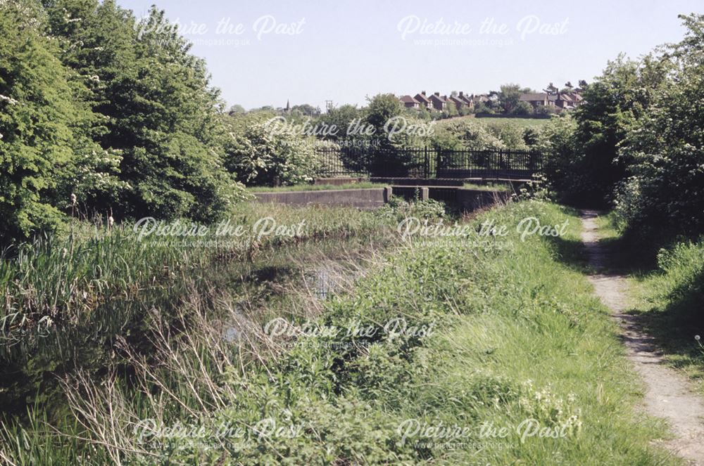 Nottingham Canal near Coronation Road, Cossall, 1992