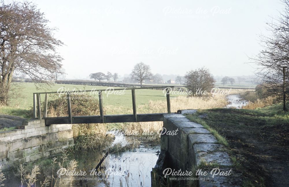 Footbridge over the Nottingham Canal, Cossall, 1984