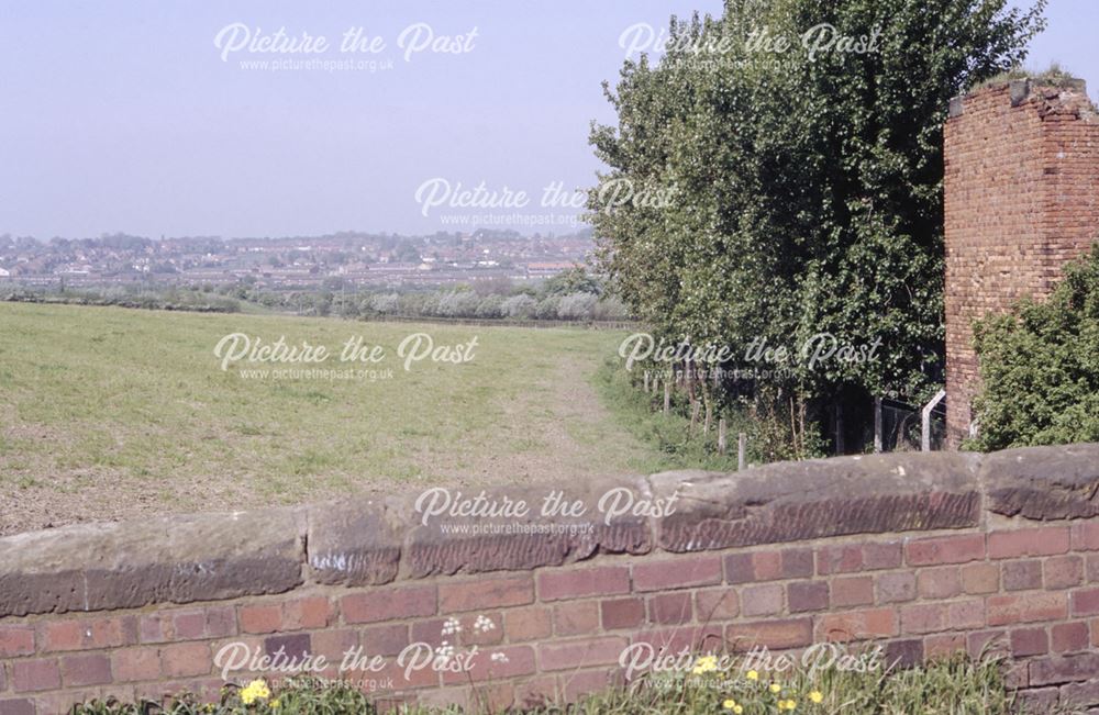 Alignment of the Nottingham Canal at Glasshouse Yard, Awsworth, 1992