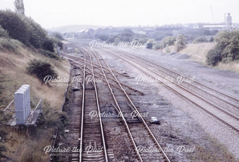 Erewash Valley railway line and Trowell Junction, Trowell, c 1989
