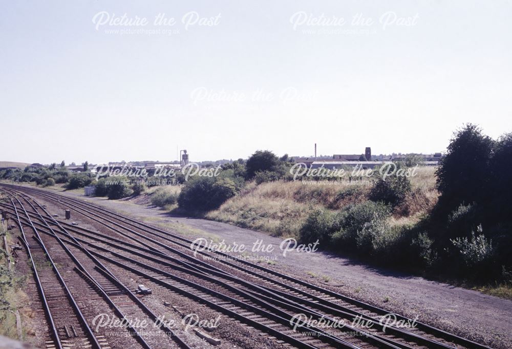 Erewash Valley railway line and Trowell Junction, Trowell, 1995