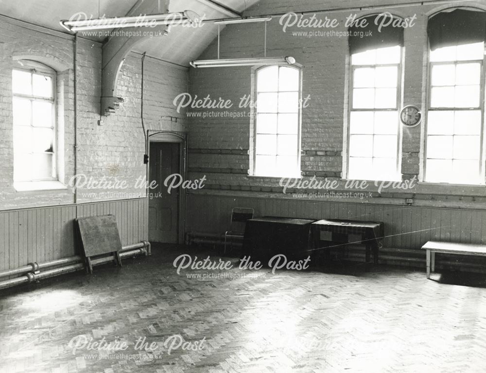 Interior of Bath Street Methodist Church, Ilkeston, 1966