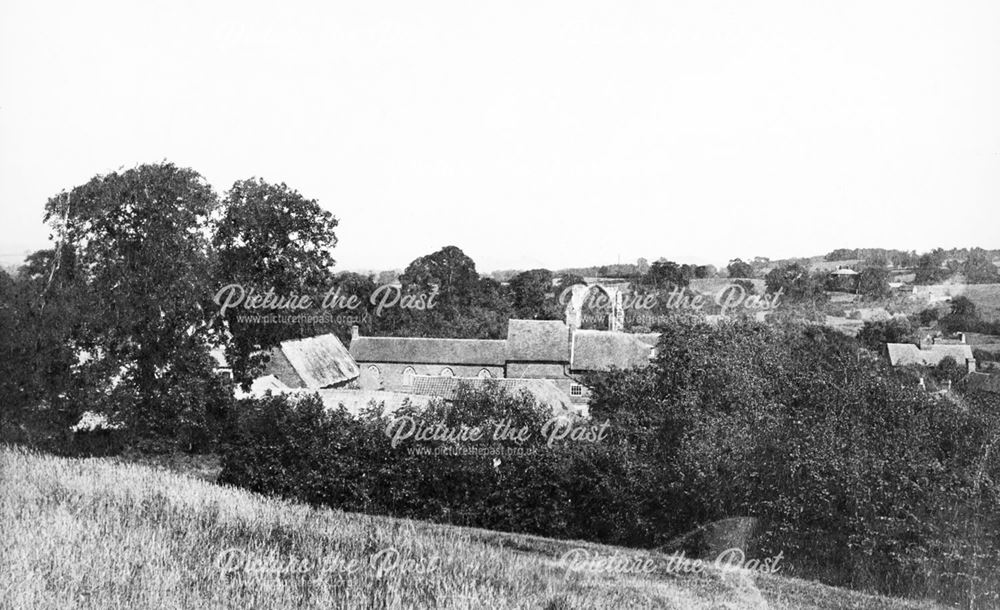 Poplar Farm and Dale Abbey ruins, Dale, c 1900s ?