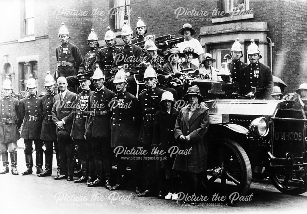 Fire Brigade, Ilkeston, c 1928