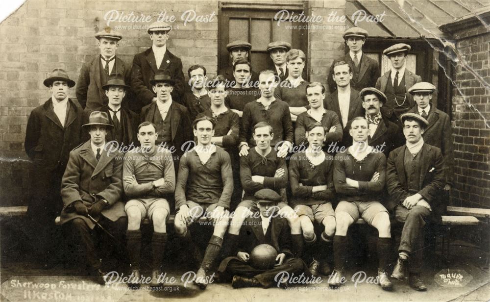 Sherwood Foresters Football Club, Ilkeston, c 1921