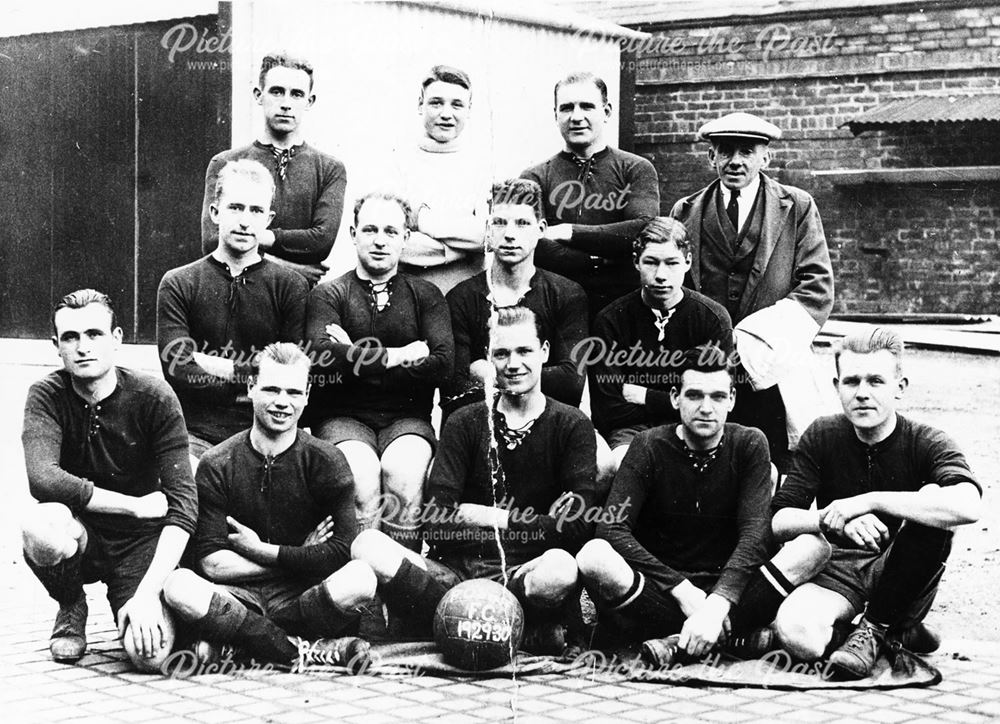 Post Office Staff Football Club, Ilkeston, c 1929-30
