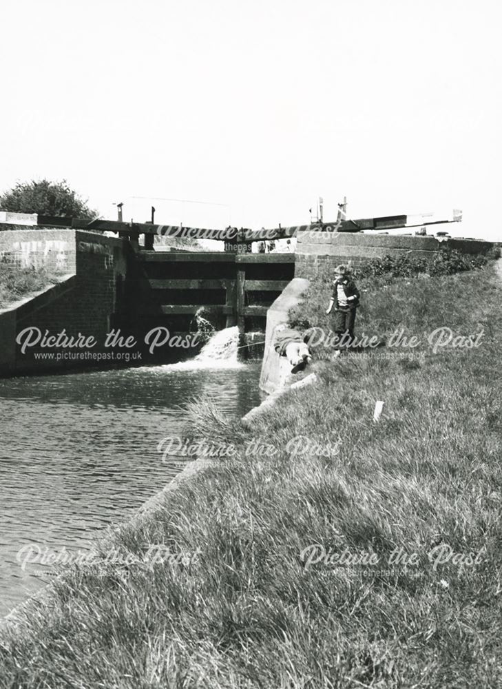 Barbers Lock, Erewash Canal, Ilkeston, 1980