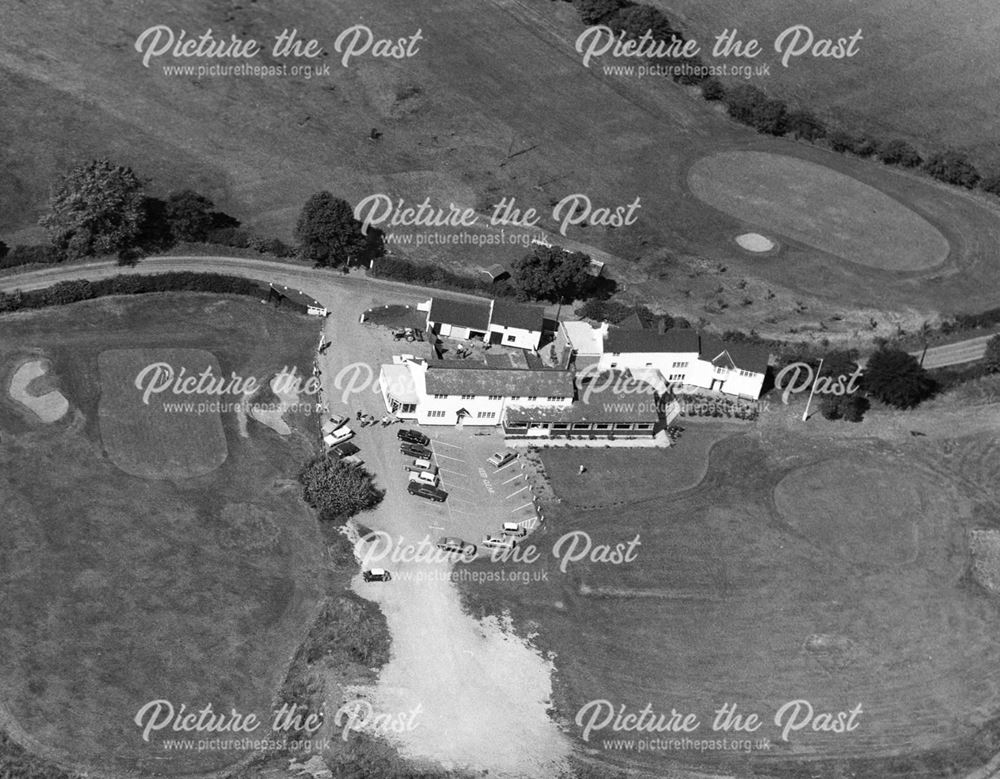 Aerial view showing Erewash Valley Golf Club premises, Stanton by Dale, 1971