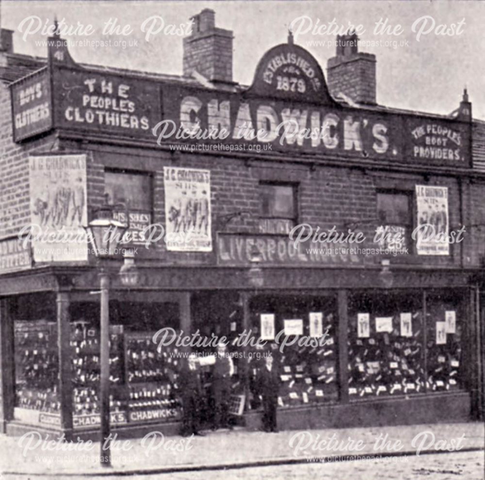 Chadwicks, 41-43 High Street West, Glossop, 1904