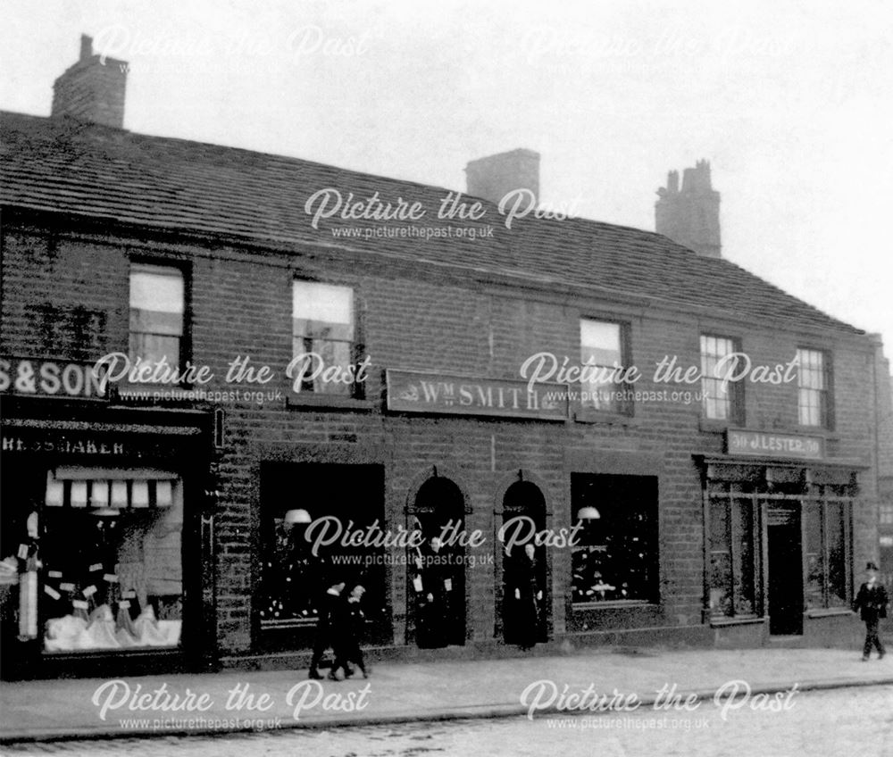 William Smith Brothers' Boot Shop, 35-37 High Street West, Glossop, c 1880s
