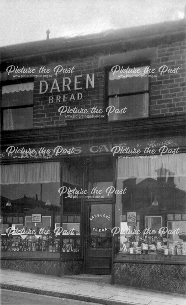 Bowden's Cafe, Nofolk Street Glossop, c 1910s-20s ?