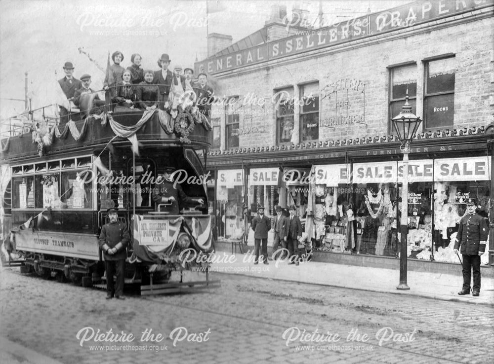 Seller's, High Street East, Glossop, c 1903