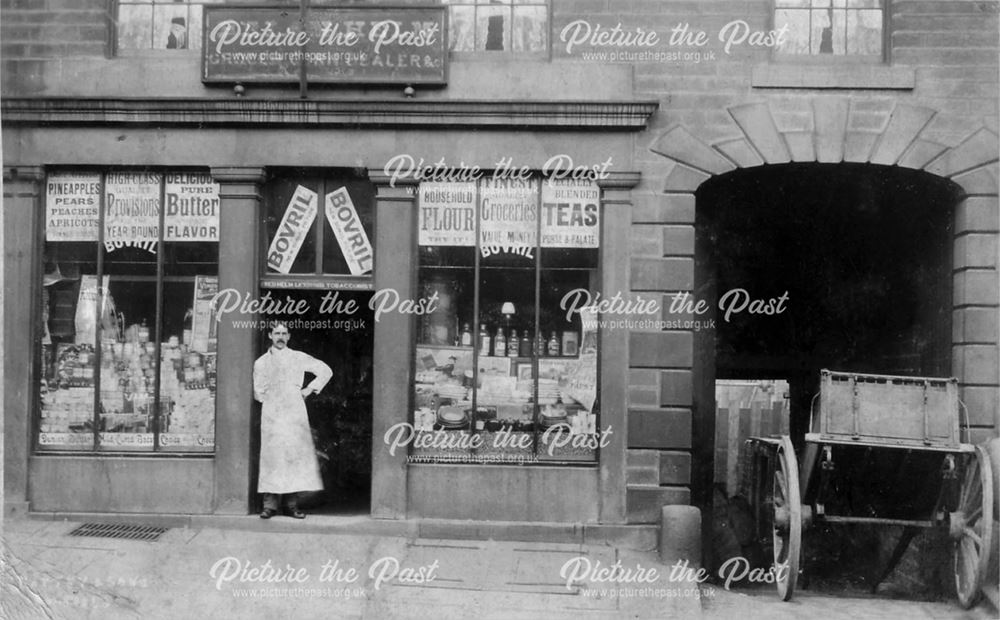 Brian Helm, High Street East, Glossop, c 1910