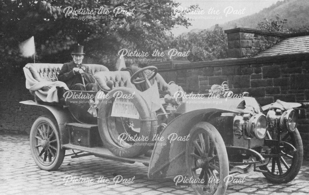 Manager of Kinder Print Works, Kinder Road, Hayfield, c 1910