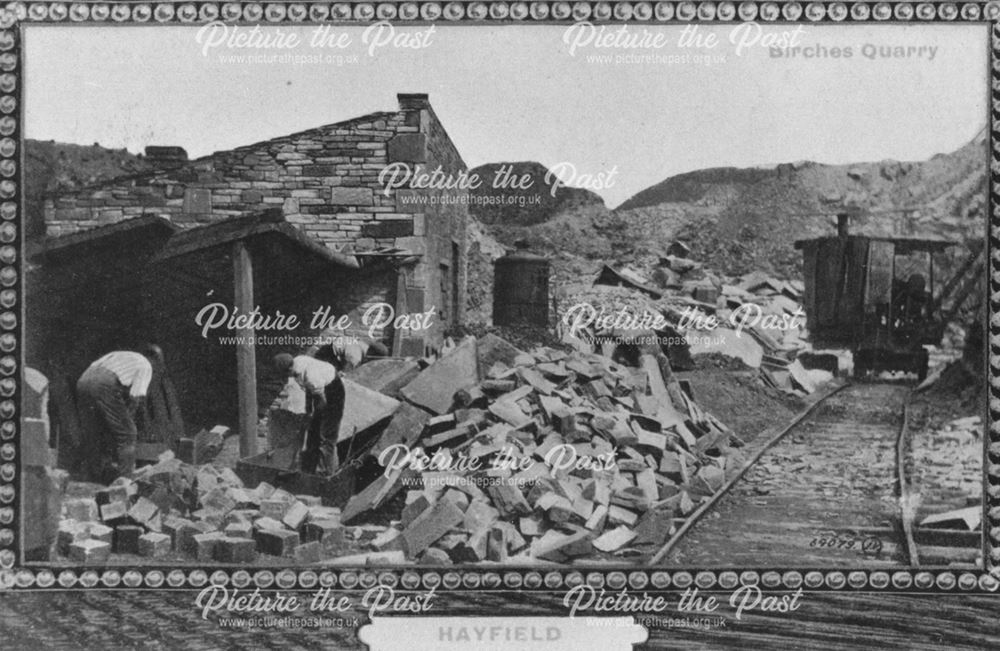 Birches Quarry , Hayfield, c 1910s