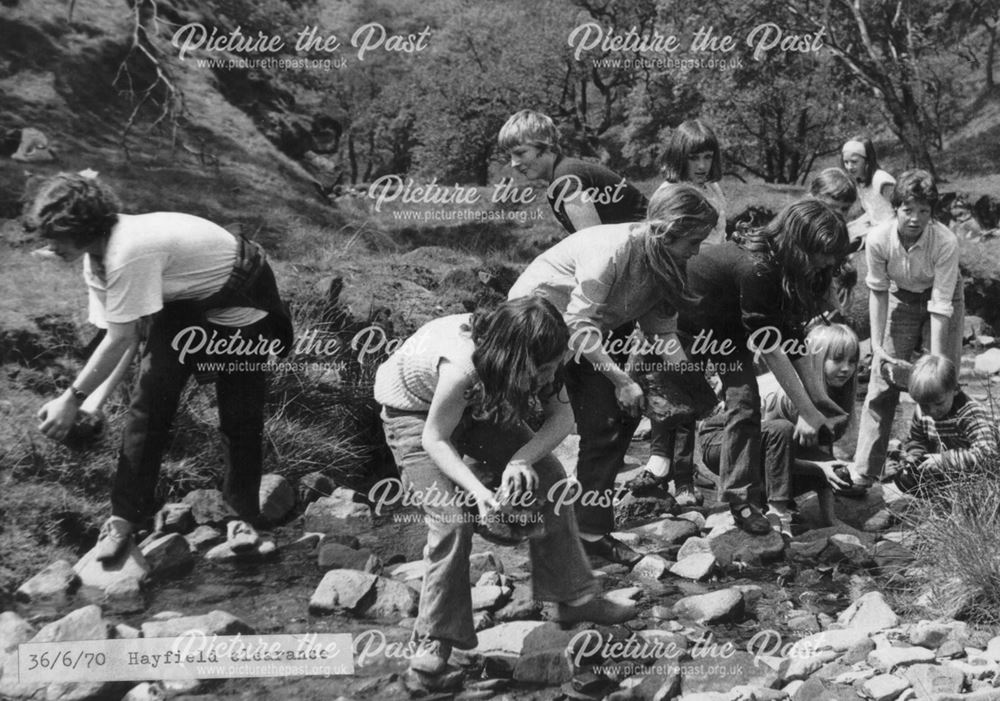 Litter Clearance, Hayfield, 1970