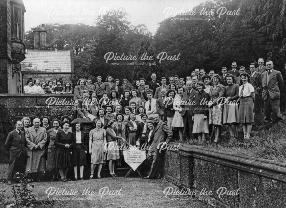 Unknown Group of People at Opening Ceremony?, Hayfield, 1942