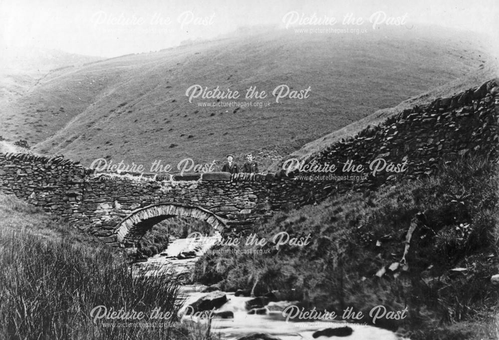 Bridge at Foot of Jacob's Ladder, The Cloughs, near Edale, 1920s ?