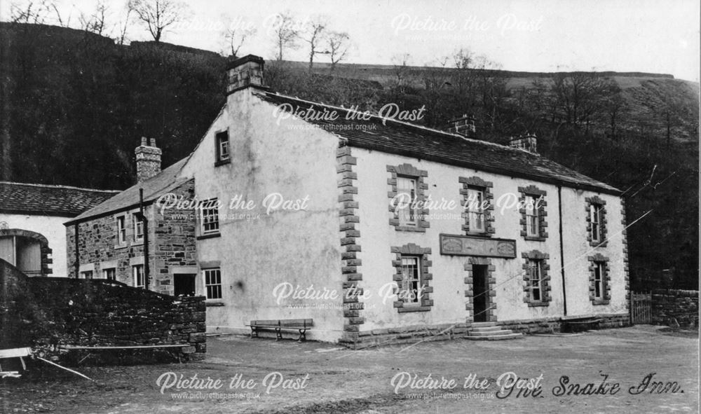 The Snake Inn, Snake Road, High Peak, c 1900s-1910s