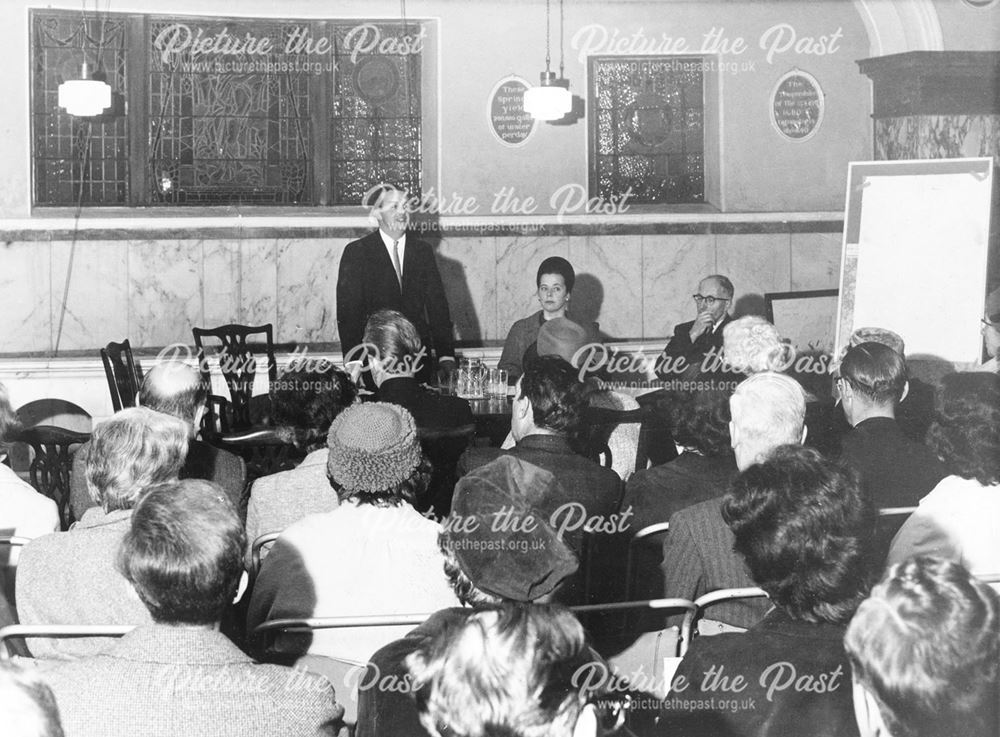 Buxton and District Civic Association Meeting, Pump Room, Buxton, 1967