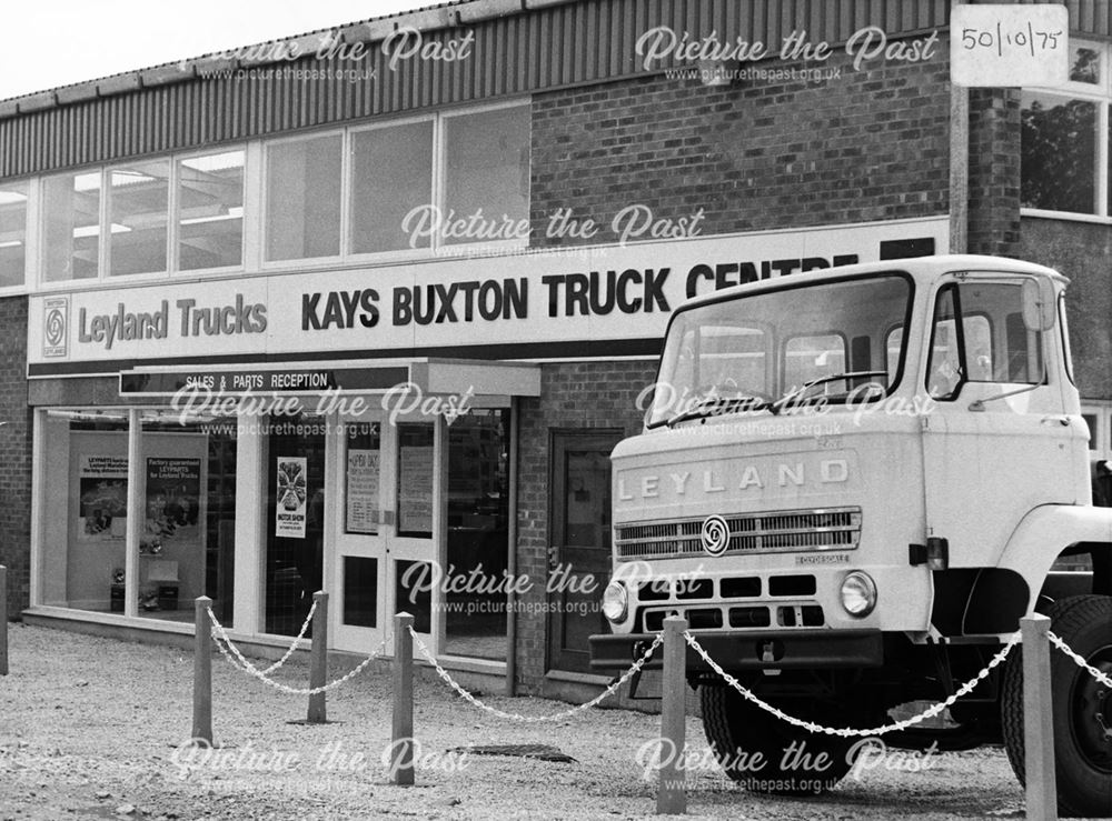 Kays Buxton Truck Centre, Dove Holes, 1975