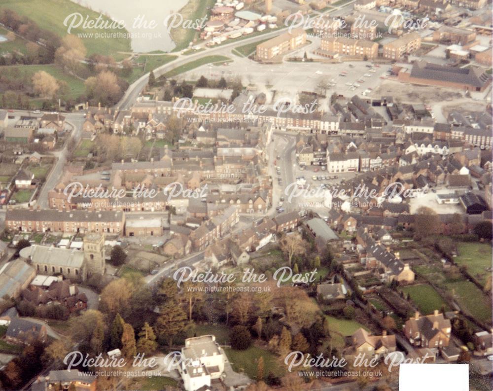 Aerial Photograph, Market Place and Recreation area,