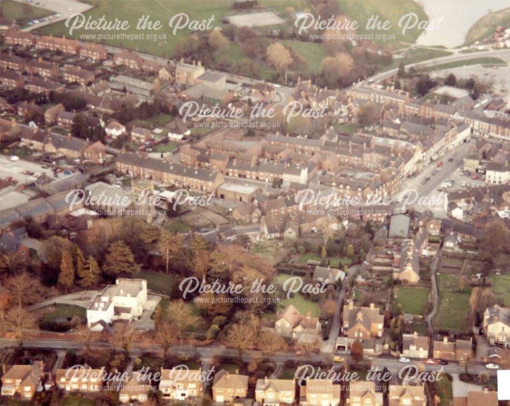 Aerial Photograph, Market Place and Recreation area,