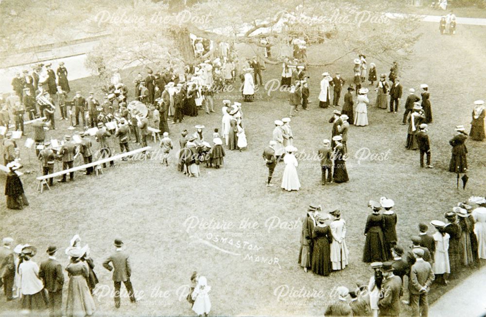 Tea Dance at Osmaston Manor, Osmaston, Ashbourne, c 1900-10