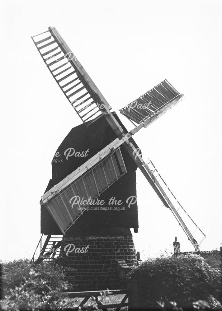 Cat and Fiddle Windmill, Dale Abbey, 1956?