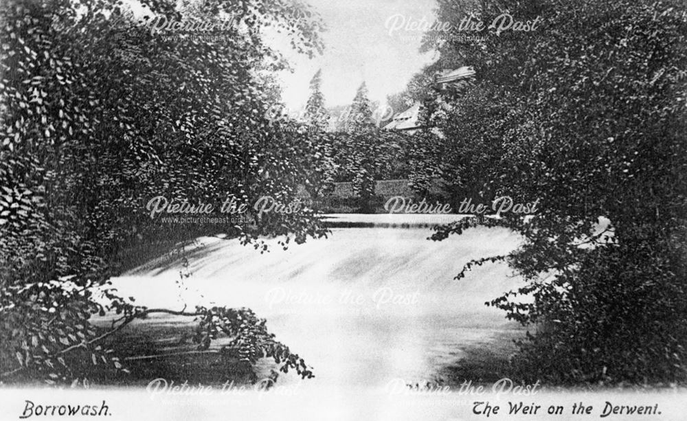 Weir on the River Derwent at Borrowash