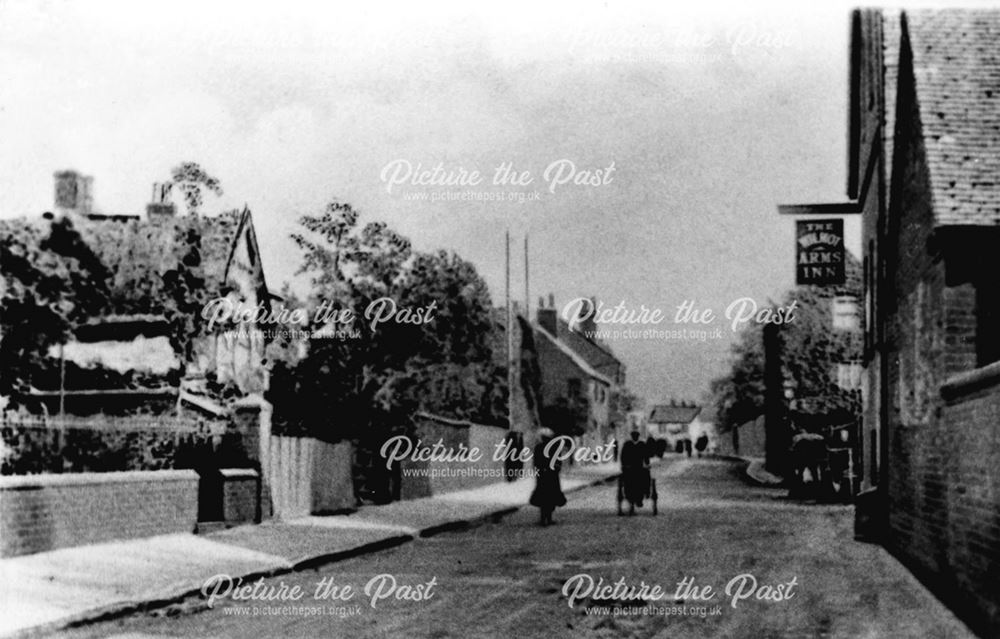 Derby Road and the Wilmot Arms, Borrowash