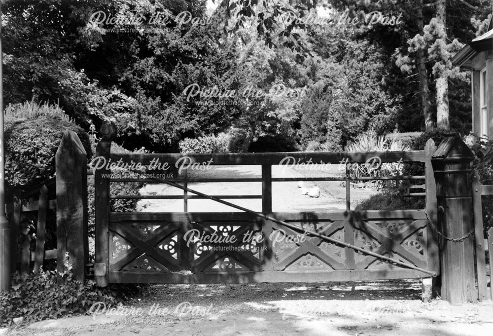 The gates to the Grange, Ockbrook School, Moravian Settlement