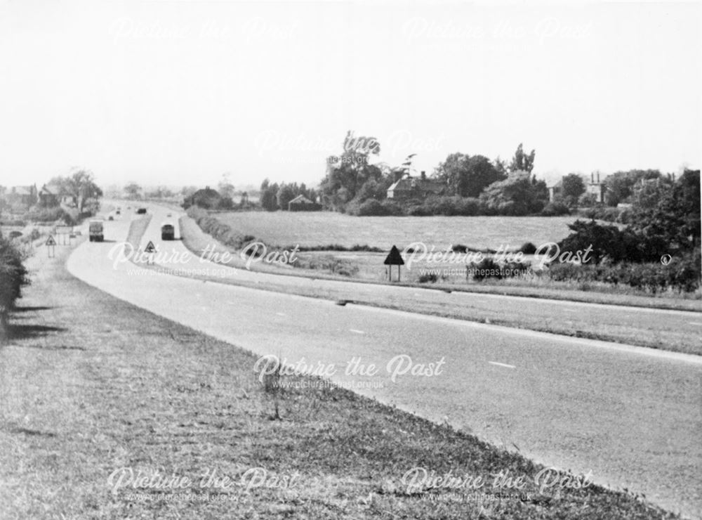 Bypass before fly-over, 1968