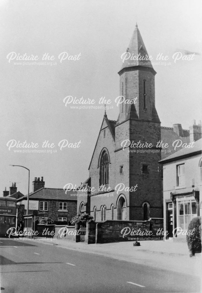 Methodist Chapel and Post Office, Nottingham Road, Borrowash, 1976