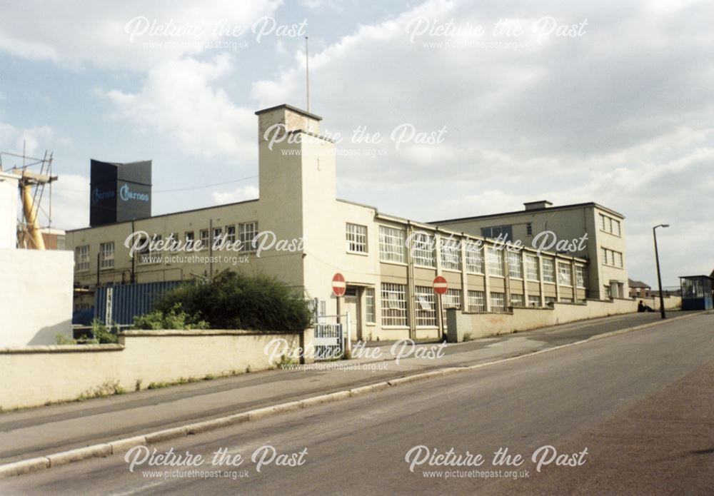 Charnos Works Hosiery Factory, Corporation Road, Ilkeston, 1990