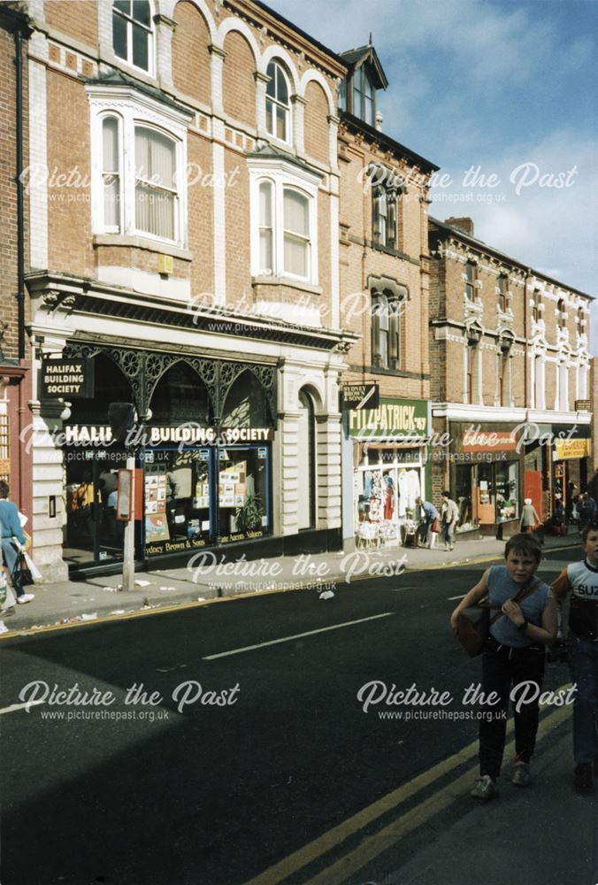 Fitzpatrick's, Taylors, Halifax and Yeomans, Bath Street, Ilkeston, c 1980s