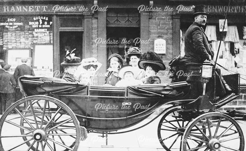 Horse and Carriage in High Street East, Glossop