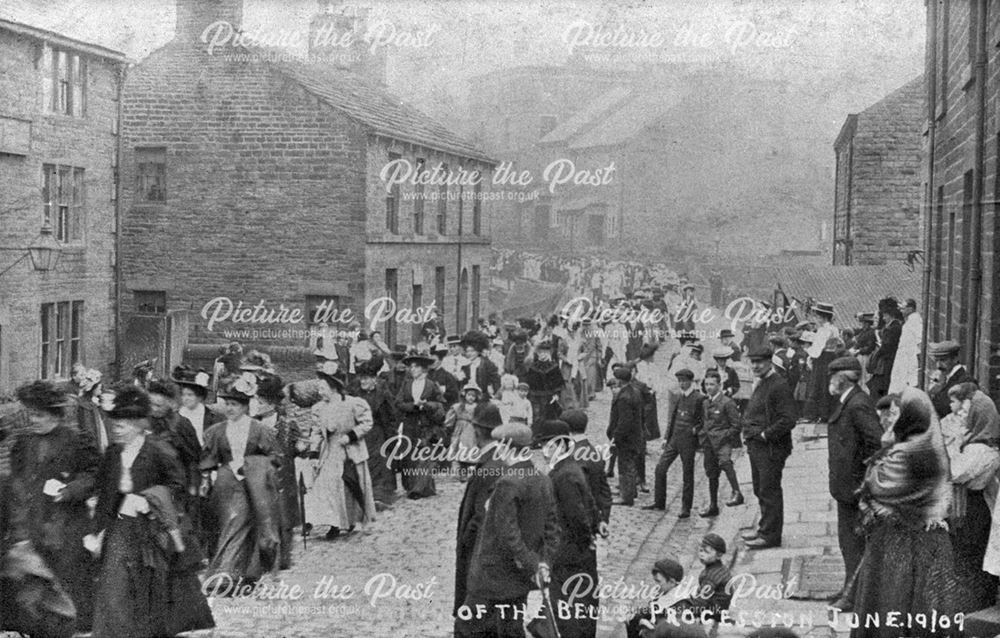 'Re-opening of the Bells procession', Hayfield