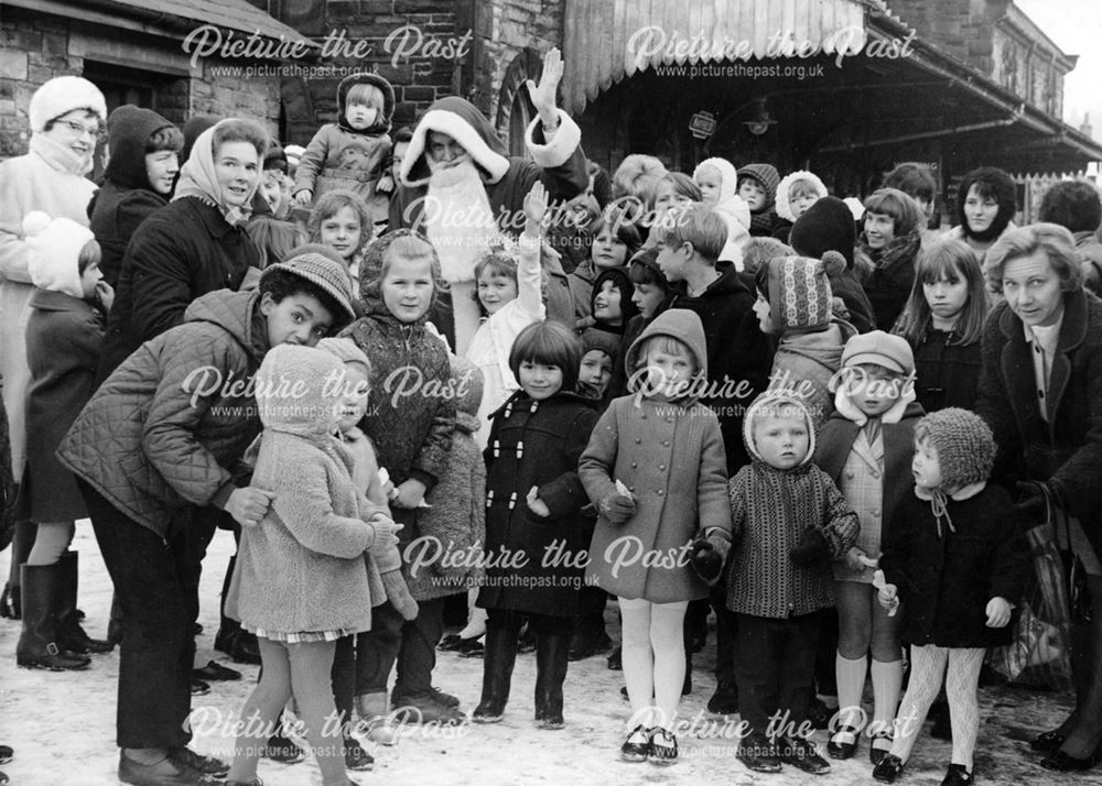 Father Christmas visits Hayfield