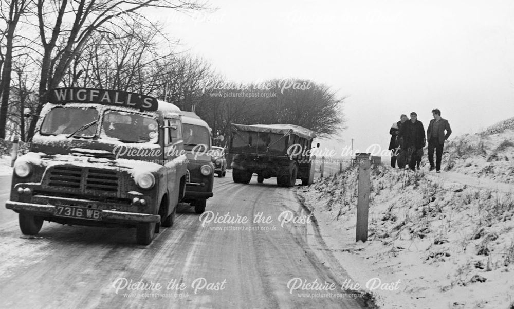 Winter Scene on Fairfield Common.