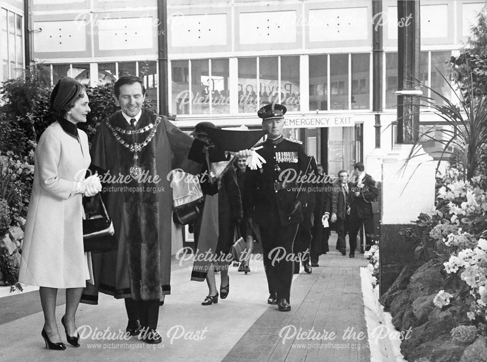 Duchess of Gloucester's visit to Buxton.