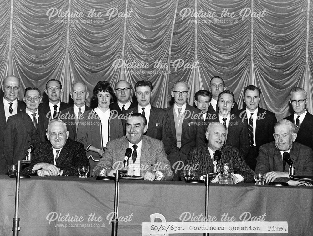 BBC Gardner's Question Time, Taxal Church Hall, 1965