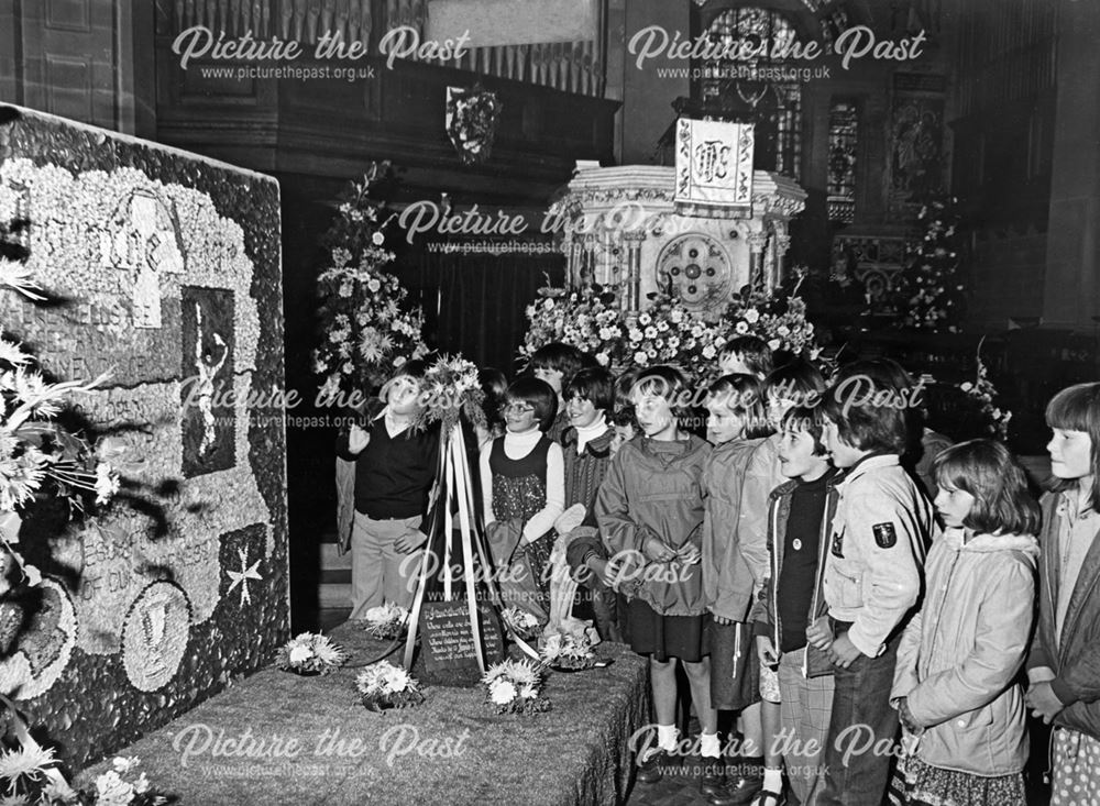 Flower Festival at Church of St John the Baptist, Buxton, 1978