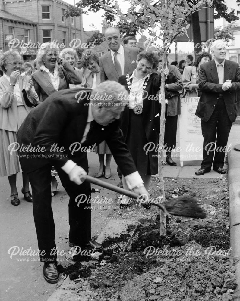 Town Twinning - Glossop and Bad Vilbel, Tree Planting Ceremony, Glossop, 1987