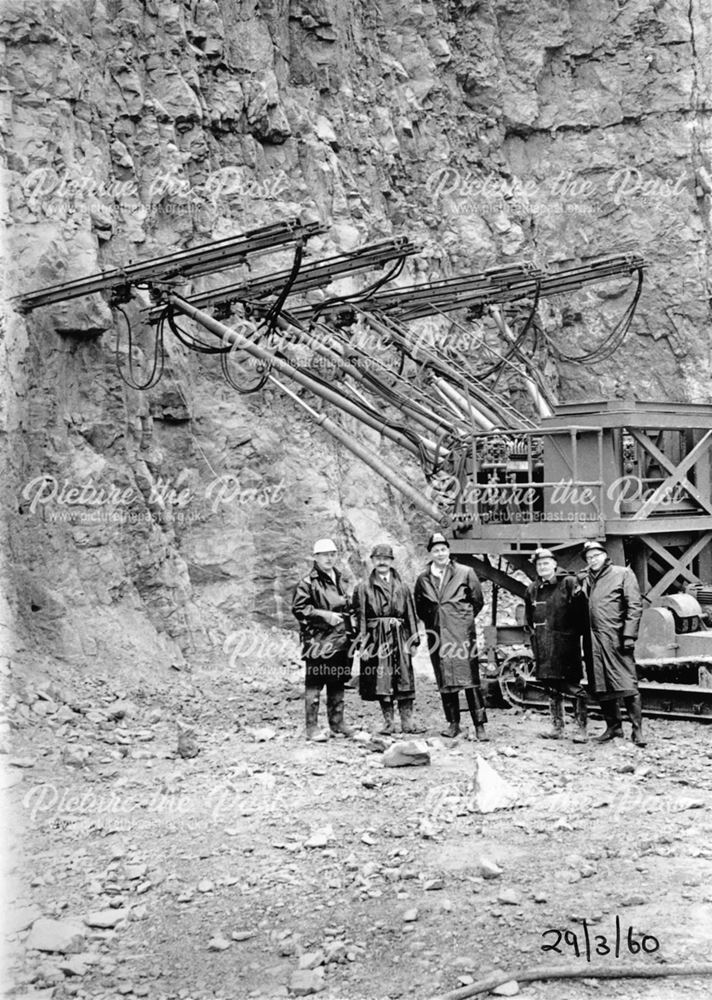 S Taylor Firth and Co Quarries, Dove Holes, Derbyshire 1960