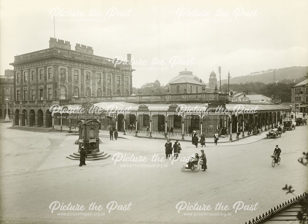 Thermal Baths, The Crescent, Buxton, c 1910