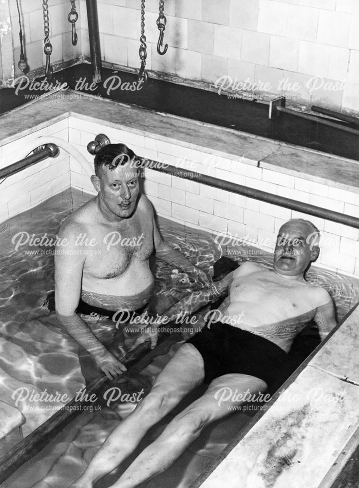 Deep pool treatment, Thermal Baths, The Crescent, Buxton, 1963