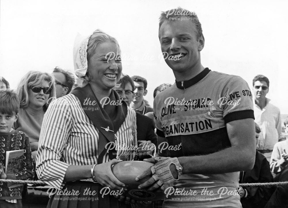 Winner of the Professional Tour of the Peak Cycle Race, Buxton, 1968
