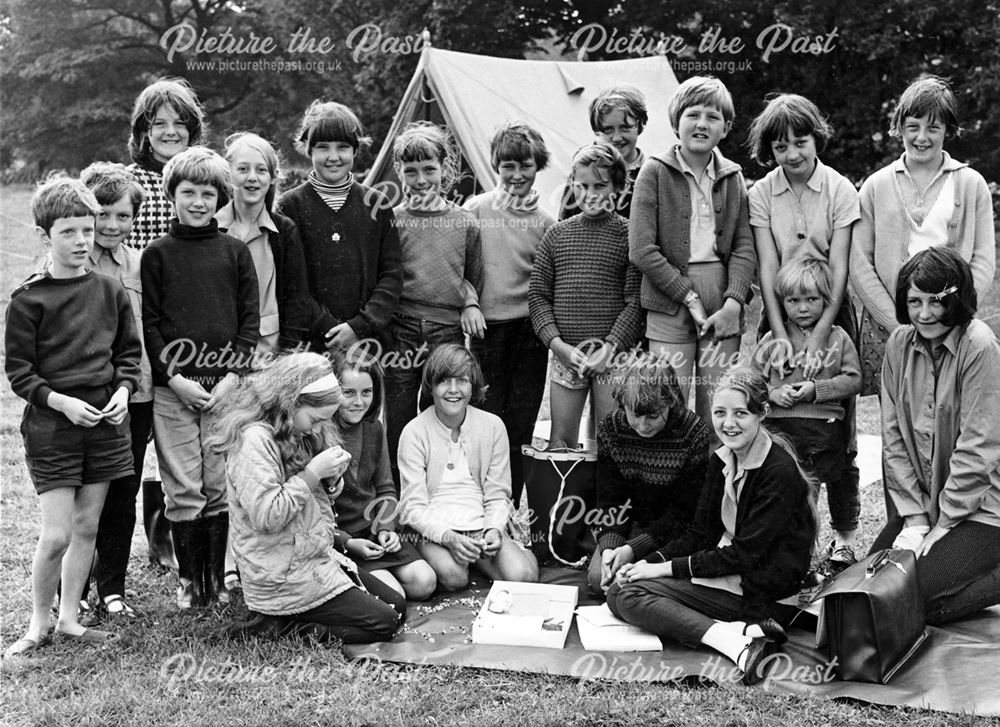 Girl Guides Camp at Taddington Hall, 1968